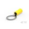 Te Connectivity Ring Terminal, 1/2 in Stud Size, 10 AWG, 300 V, Nylon Insulated, Yellow 52077-2 - alternate 1